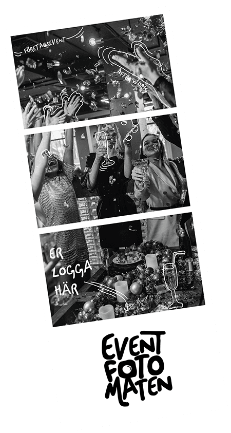 Brandade fotoremsor för företagsevent